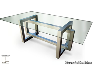 THASOS - Rectangular glass table _ Gonzalo De Salas