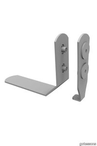 Corner foot set support for angled screens, A30