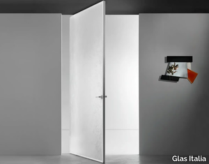 ALADIN PIVOT PLAIN - Pivot flush-fitting glass door _ Glas Italia