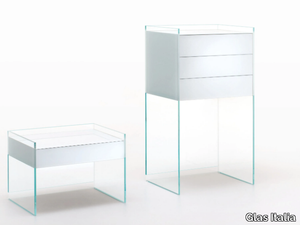 FLOAT - Crystal chest of drawers _ Glas Italia