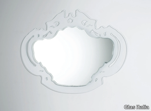 ROKOKÒ - Wall-mounted framed mirror _ Glas Italia