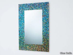 SPECCHIO DI PROUST - Rectangular wall-mounted framed mirror _ Glas Italia