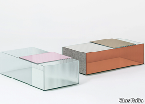 SPECTRUM - Low crystal coffee table _ Glas Italia