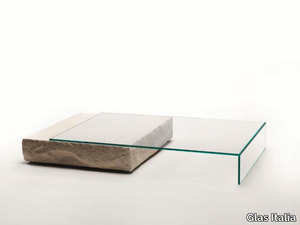 TERRALIQUIDA - Low rectangular coffee table _ Glas Italia