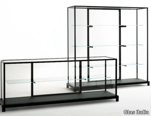 WUNDERKAMMER - Crystal display cabinet _ Glas Italia