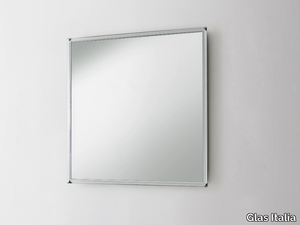 STARLIGHT - Square wall-mounted framed mirror _ Glas Italia