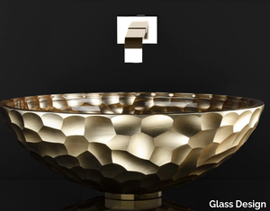 ORMA - Countertop round glass washbasin _ Glass Design