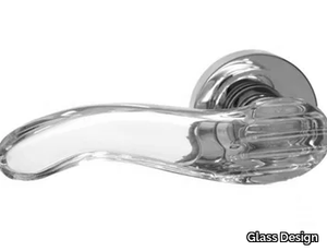 KIARA TRANSPARENT - Crystal door handle _ Glass Design
