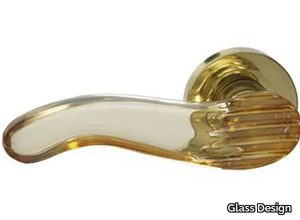 KIARA AMBER - Crystal door handle _ Glass Design