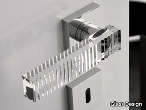 KOS HOME TRANSPARENT - Crystal door handle _ Glass Design
