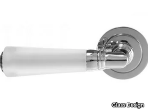 ELKA SMOOTH BRUSHED - Crystal door handle _ Glass Design