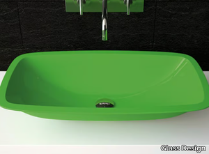 OPEN - Countertop washbasin _ Glass Design