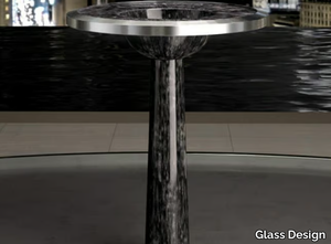 BJ - Freestanding round washbasin _ Glass Design