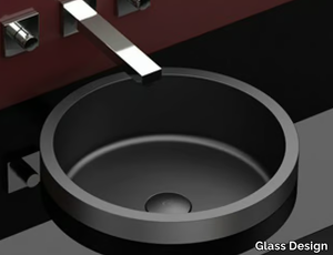 TONDO FL - Inset round washbasin _ Glass Design