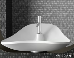 MORPHEO MAX - Countertop single washbasin _ Glass Design