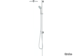 EUPHORIA SYSTEM 260 - Wall-mounted shower panel with hand shower with overhead shower _ Grohe