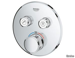 GROHTHERM SMARTCONTROL - Thermostatic shower mixer with plate _ Grohe