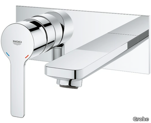 LINEARE NEW - Wall-mounted washbasin mixer with plate _ Grohe