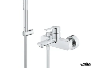 LINEARE NEW - Wall-mounted bathtub mixer with diverter _ Grohe