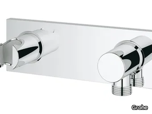 GROHTHERM F - Wall shower union with integrated shower holder _ Grohe