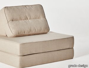 9-LAYER - Convertible fabric sofa _ grado design