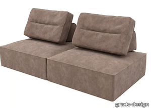 9-LAYER THICK - 2 seater sectional fabric sofa _ grado design