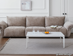 PUFF - 4 seater fabric sofa _ grado design