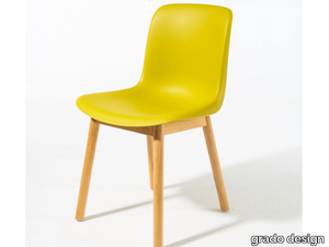EVERY - Polypropylene chair and beech legs _ grado design