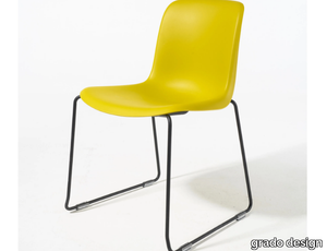 EVERY - Sled base polypropylene chair _ grado design