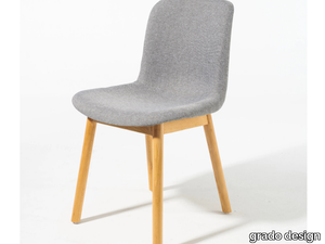 EVERY - Fabric chair and beech legs _ grado design