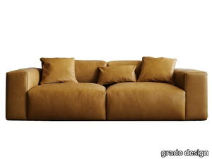 FATTY - 2 seater leather sofa _ grado design