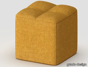 CUBE - Upholstered pouf _ grado design