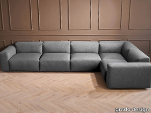 FATTY - Sectional fabric sofa _ grado design