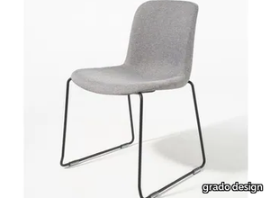 EVERY - Sled base fabric chair _ grado design