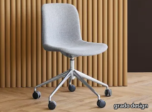 EVERY - Swivel upholstered fabric office chair _ grado design