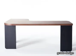 MU - Corner wooden writing desk _ grado design