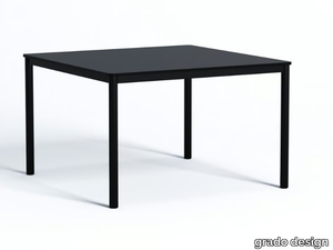 PIPE - Square steel and MDF top table _ grado design