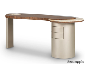 ARMONA - Walnut writing desk with drawers _ Greenapple