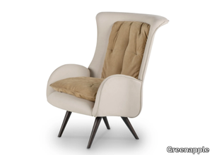 BARÃO - Nabuk armchair high-back _ Greenapple