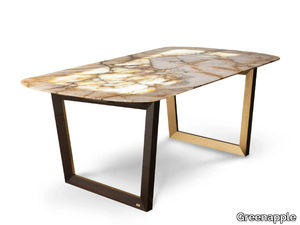 OLISIPPO - Rectangular granite dining table _ Greenapple