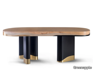 SISTELO - Oval oak table _ Greenapple