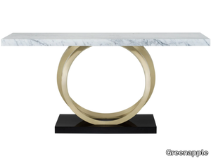 TURIM - Rectangular Calacatta marble console table _ Greenapple