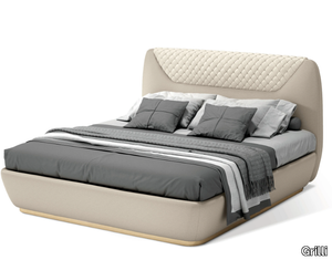 QUADRO - Bed with upholstered headboard _ Grilli