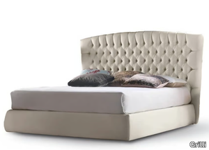 SLEEPING - Double bed with tufted headboard _ Grilli