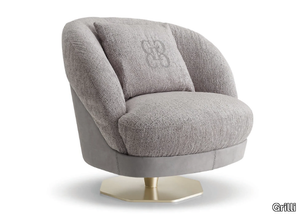 SPACE - Swivel fabric armchair _ Grilli