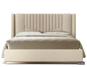 PRISMA - Double bed with upholstered headboard _ Grilli