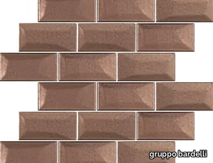 LIBRA SHINE COPPER - Indoor single-fired ceramic wall tiles with brick effect _ gruppo bardelli