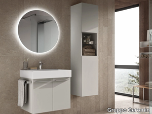 DOGE DOG01 - Wall-mounted vanity unit with doors _ Gruppo Geromin