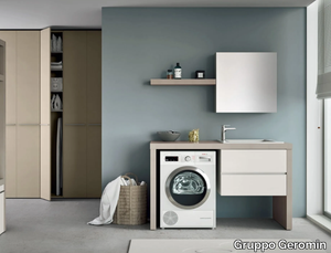 STORE STO11 - Laundry room cabinet with drawers for washing machine _ Gruppo Geromin