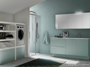 STORE STO12 - Laundry room cabinet for washing machine with drawers _ Gruppo Geromin